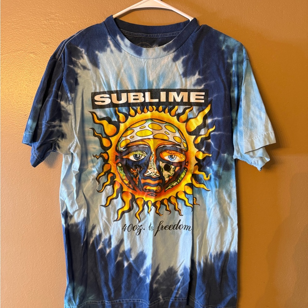 Sublime Tie-Dye T-Shirt with Sun Design